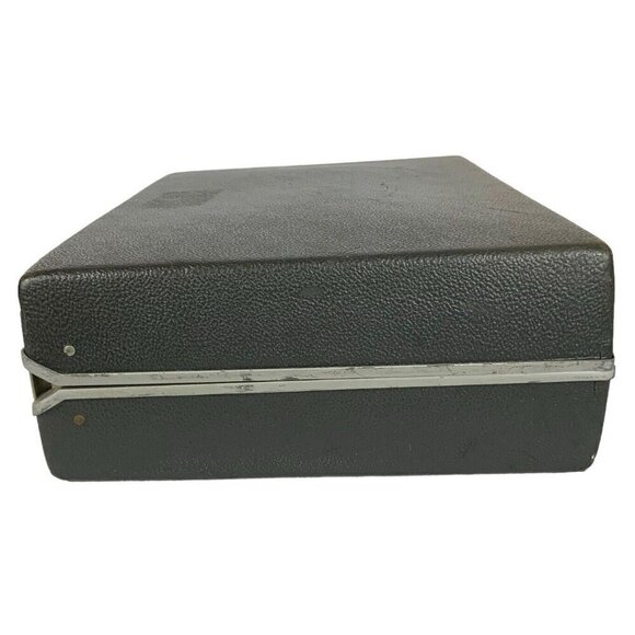 Samsonite Hard Shell Briefcase Document Case 18x12x5 Black Vintage NO KEY - Picture 2 of 11